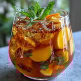 Mango Peach Sangria Drink