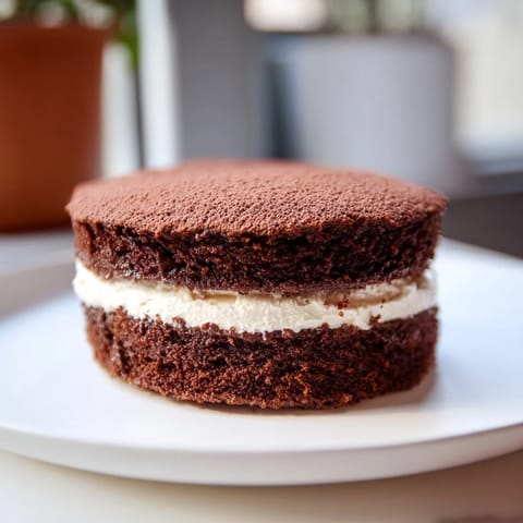 Warm, homemade Whoopie Pies, perfect for dessert, feature chocolate cake and sweet cream filling.