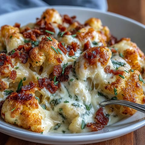 Keto Mac Cheese Bacon Crumbs