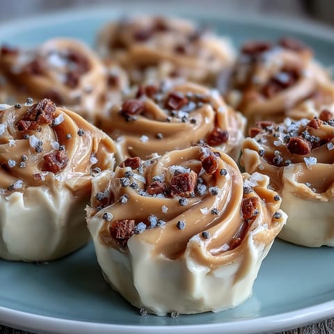 Frozen Greek yogurt peanut butter bites with honey and mini chocolate chips, ready to enjoy as a healthy snack.