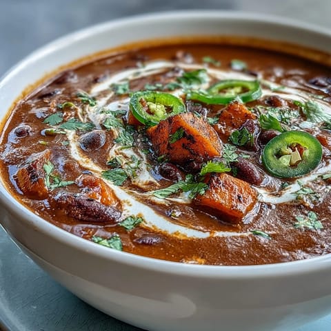 Smoky Black Bean Sweet Potato