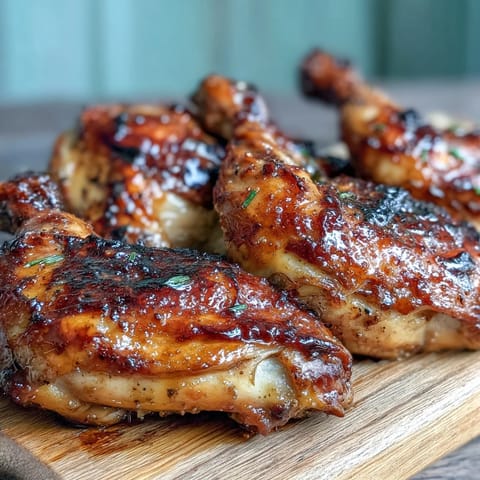 Crispy oven-baked chicken with golden skin, drizzled in spicy hot honey for a Southern soul food classic.