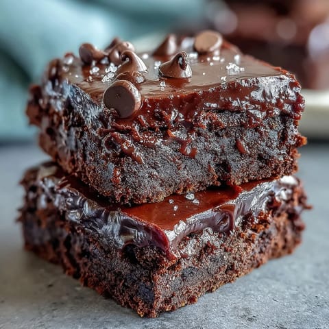 Fudgy Fiber-Maxxing Bean Brownie Bites, showcasing a rich, chocolatey dessert treat.