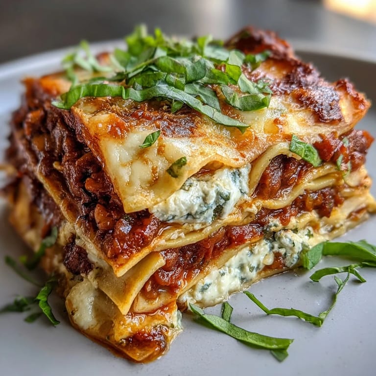Perfect for a cozy family dinner, serve this single-pan lasagne with a crisp green salad and crusty bread.