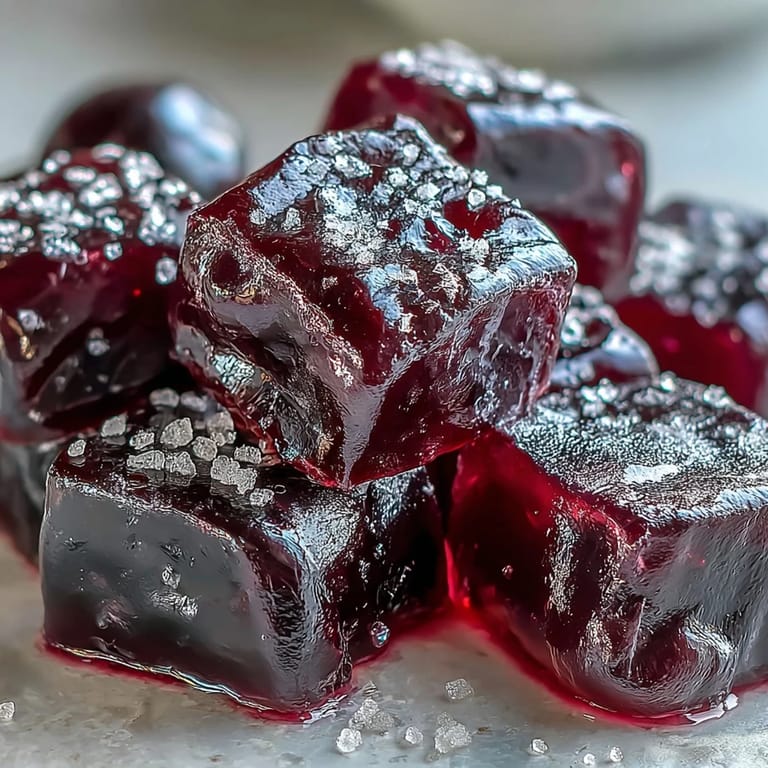Vibrant purple Black Currant Gummies set in a silicone mold, ready for a delightful treat.