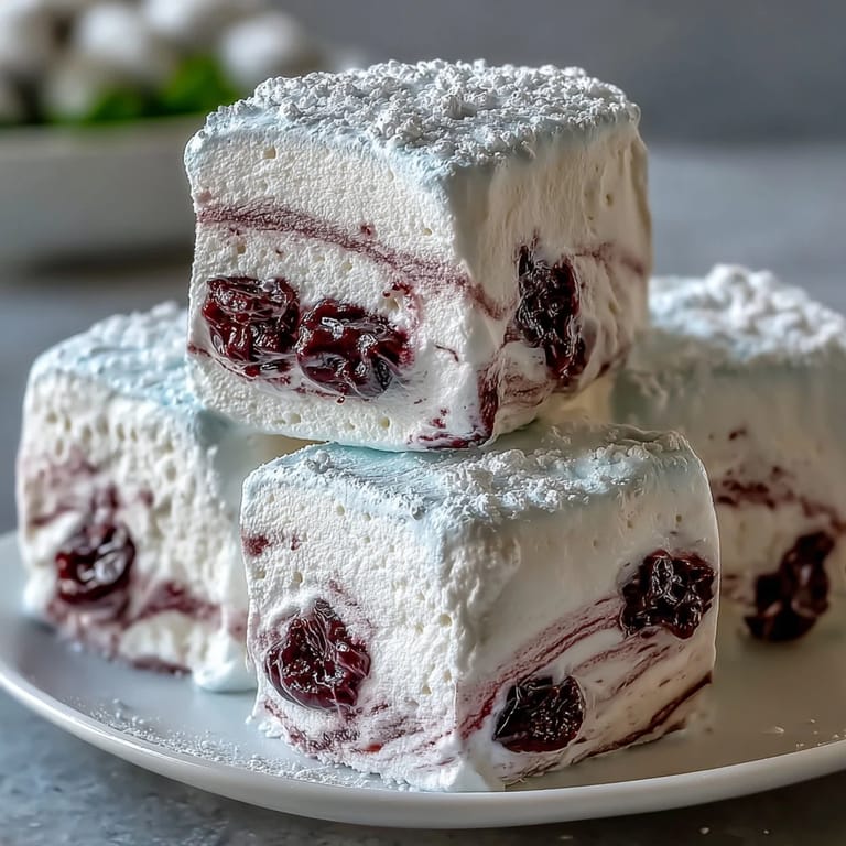 A stand mixer whips vibrant purple Black Currant Marshmallows into a glossy, pillowy batch.