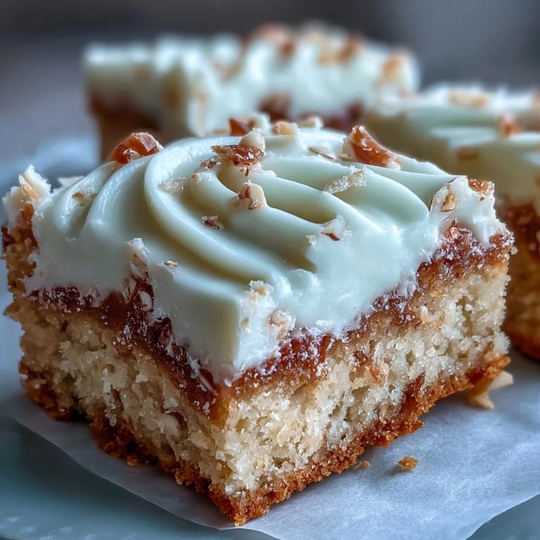 Freshly baked Almond Flour Sugar Cookie Bars on parchment paper, served with a glass of almond milk for dipping.