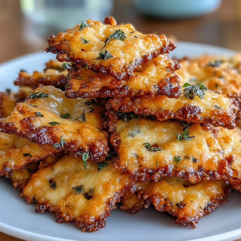 Crispy sourdough Cheez-Its flavored with sharp cheddar, jalapeño, and smoked paprika, ideal for entertaining.