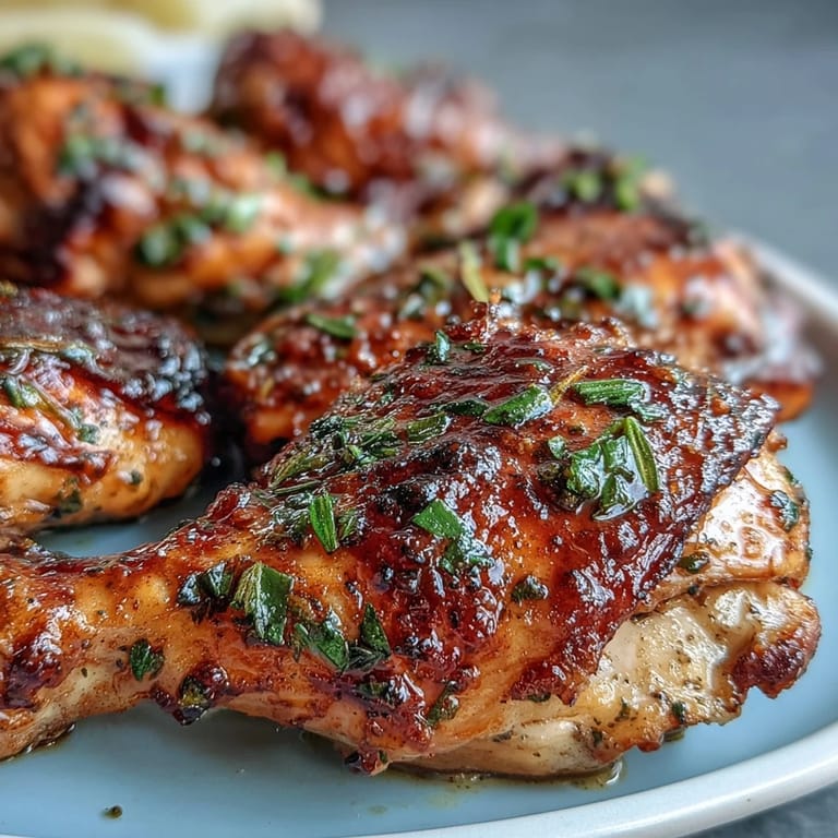 Lemon herb roasted chicken and baby potatoes, a flavorful and aromatic main dish perfect for family gatherings or holidays.  