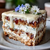 Spring naked cake with edible flowers and lemon curd, featuring delicate layers, creamy whipped frosting, and vibrant floral garnish.
